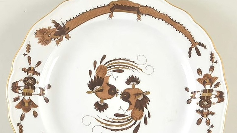 Meissen Dragon Brown dinner plate