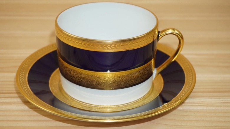 Bernardaud Parthenon coffee cup and saucer