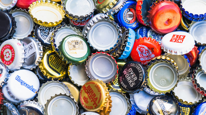 many bottle caps