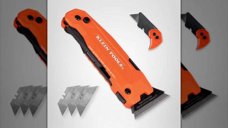 Klein Tools' 2-in-1 Folding Utility Knife