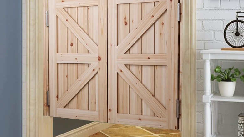 Old western saloon doors