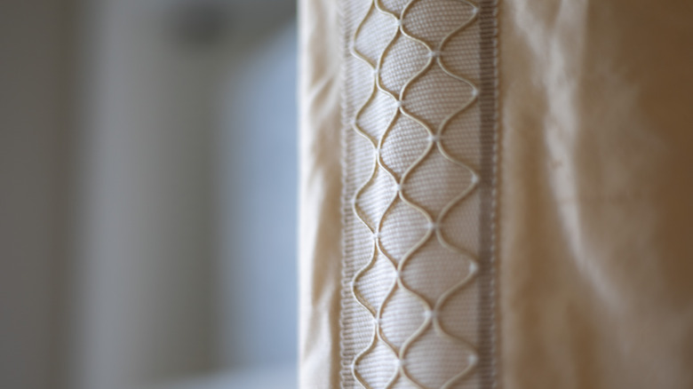 decorative trim on drapes