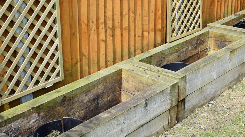 emptying and cleaning raised beds