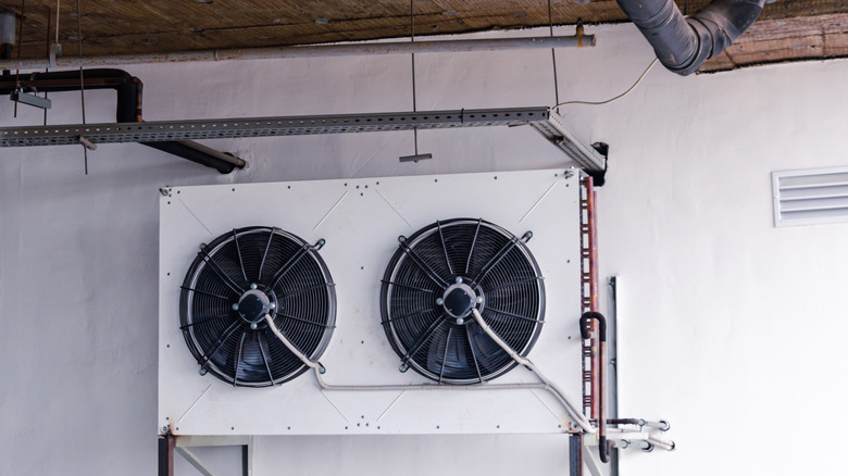 Garage ventilation and air circulation system