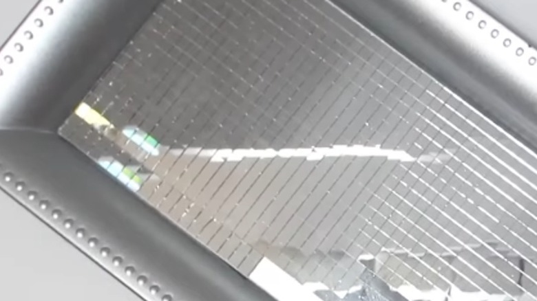 mirrored tray on counter