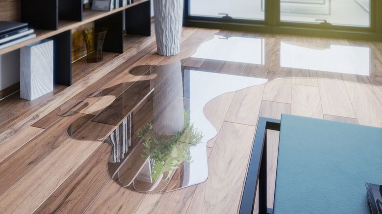 Water leaking on floor