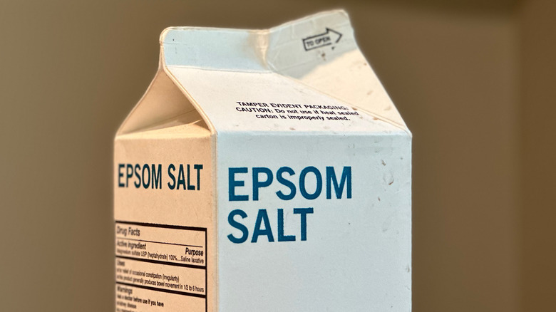 Epsom salt box
