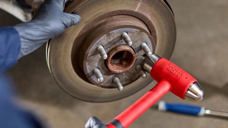 The 40 oz. Ball Peen Dead Blow Hammer from Icon