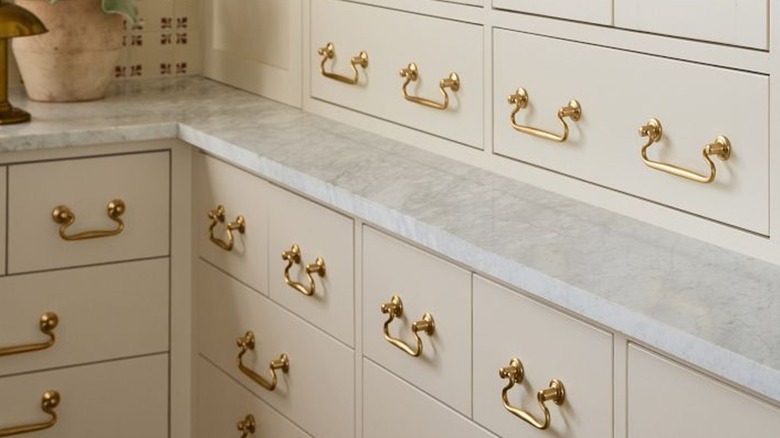 Rejuvenation Calloway Cabinet Collection on kitchen cupboards