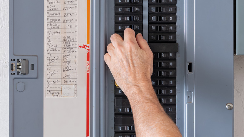 hand flipping circuit breaker