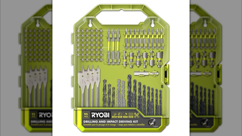 Ryobi's Drill and Impact Drive Kit (95-pieces)