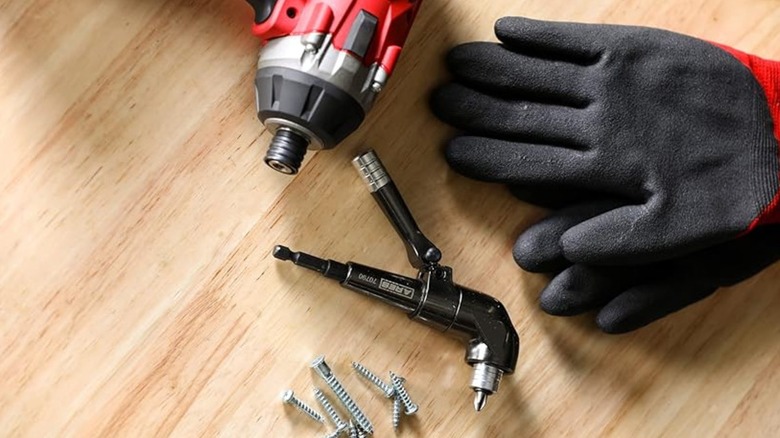 right angle drill attachment