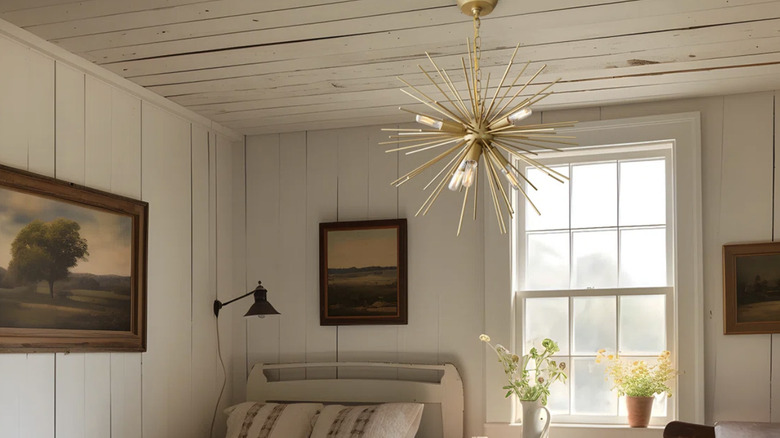 Sputnik chandelier light