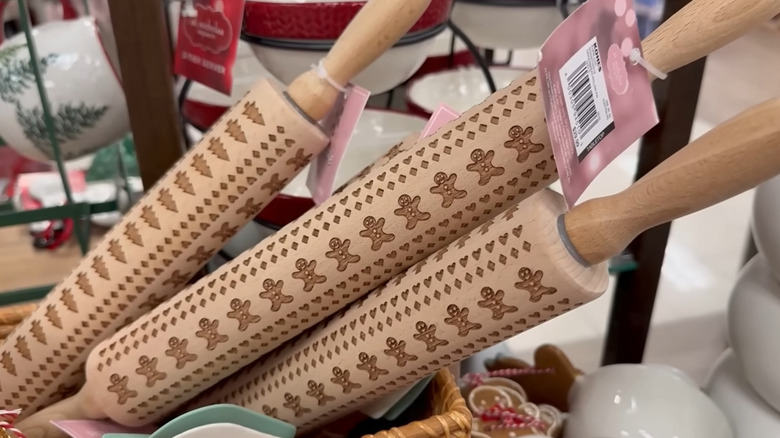 Gingerbread themed rolling pins at Kohl's