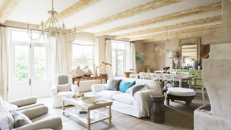 A cozy and character-filled cottage interior