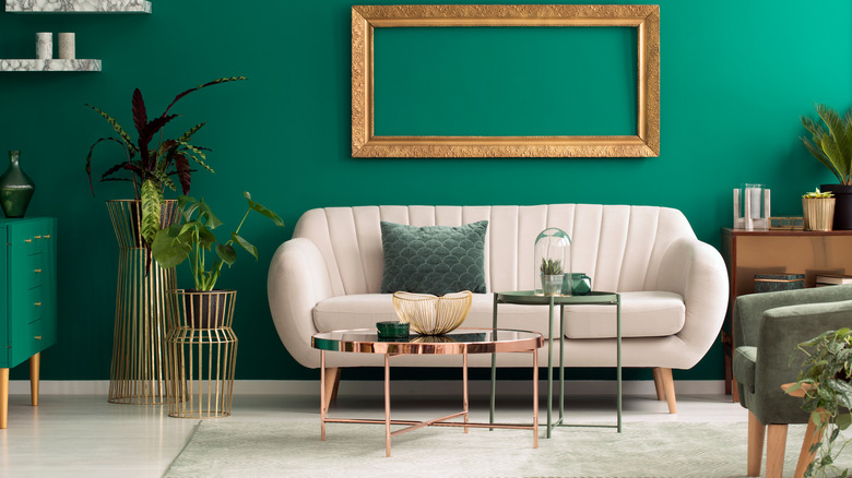 green living room