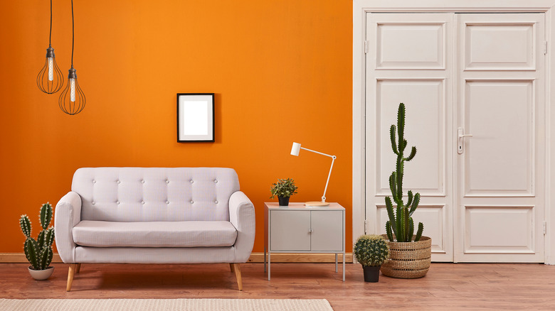 orange wall