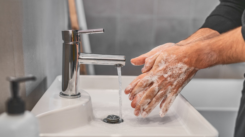 hand washing