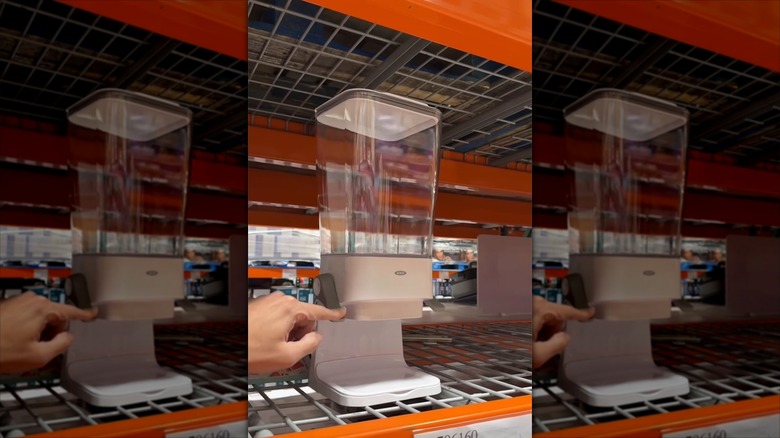 OXO Countertop Food Dispenser on store shelf