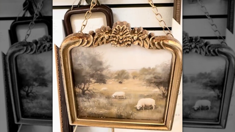 grazing sheep wood wall decor at Hobby Lobby