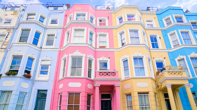 Colorful pastel house