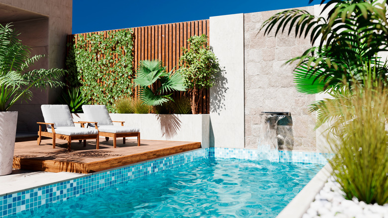 Luxury vacation rental with a pool