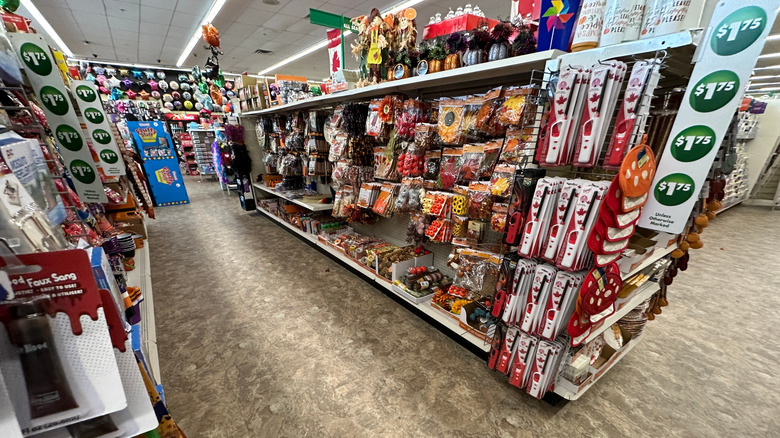 Craft section of a Dollar Tree store