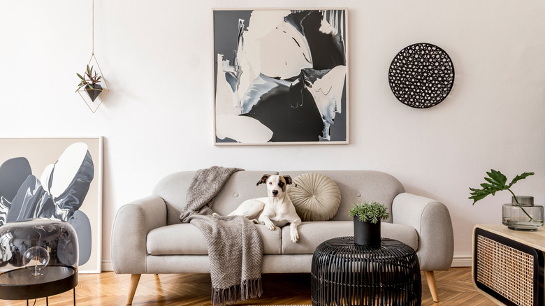 How to Decorate the Sofa Wall with Artwork - YourHomeVibe