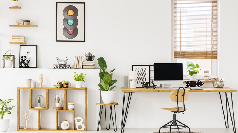 music art in an office