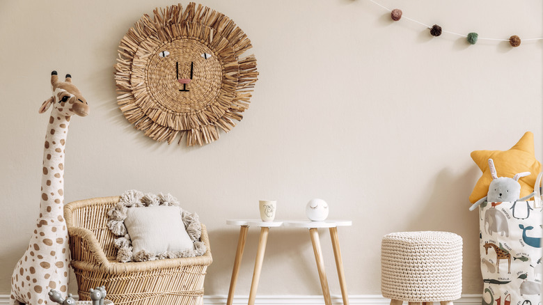 neutral colored and natural nursery 