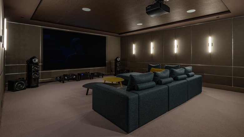 Home theater room