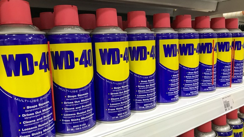 Cans of WD-40