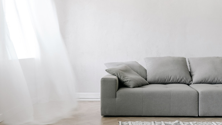 pale gray wall on room
