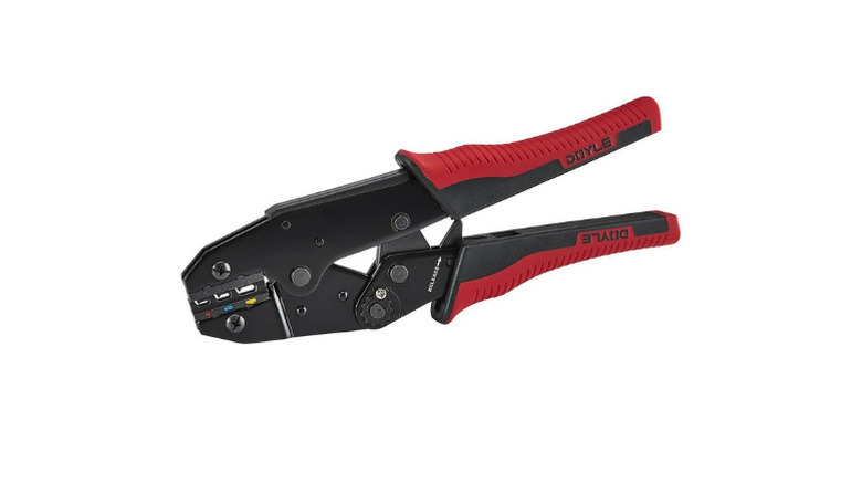 Doyle's heavy-duty, color-coded ratcheting crimper