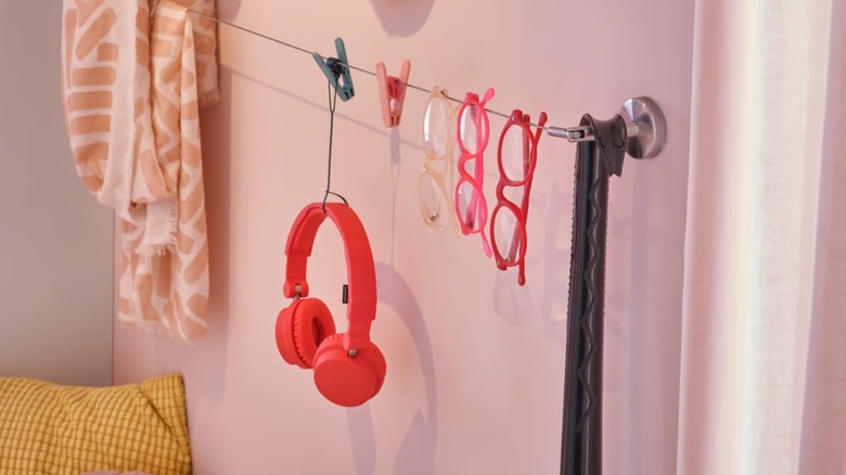 DIGNITET Curtain wire with accessories