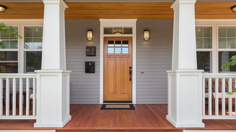 front door of house