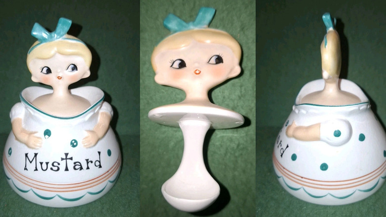 Holt-Howard Pixieware condiment jar