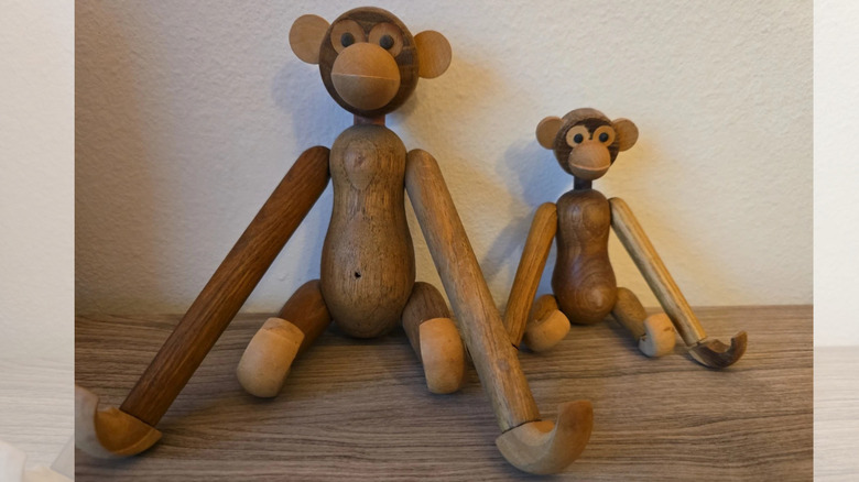 Kay Bojesen wooden monkies