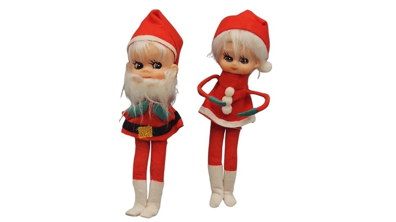Napco knee-hugger Christmas elf