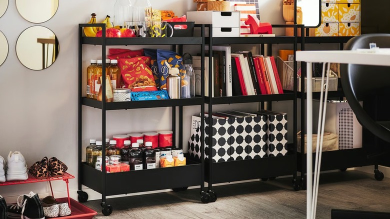 IKEA NISSAFORS carts for storage