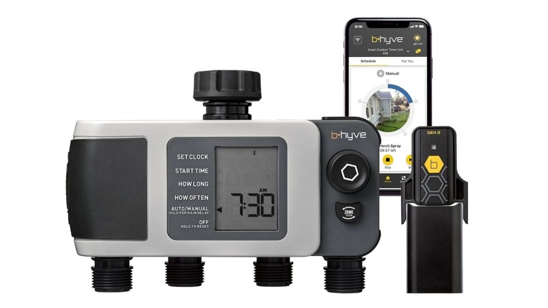 A multi-zone drip system and smartphone app.