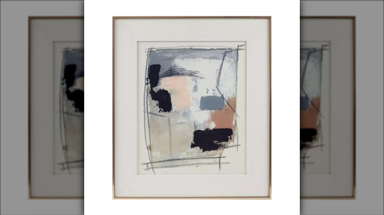 abstract art in a frame