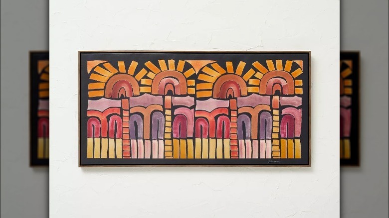 sun framed art