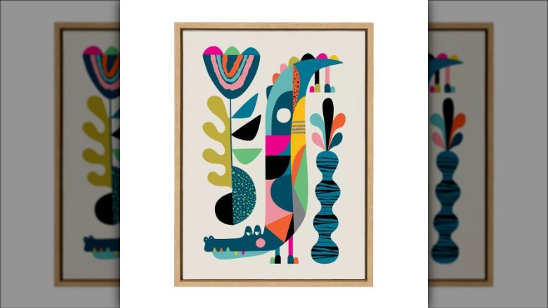 art of a crocodile