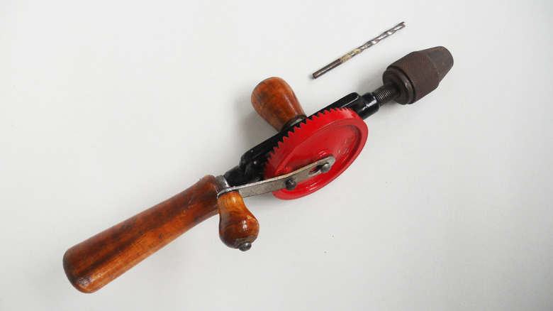 Geared hand drill