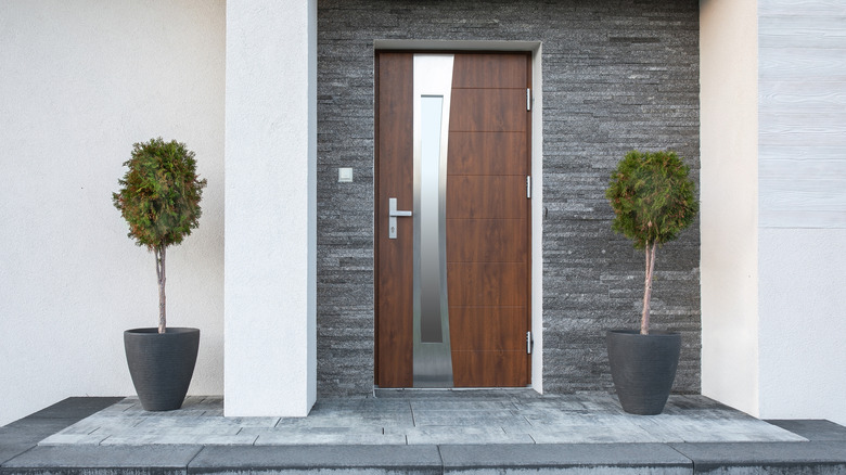 modern looking front door