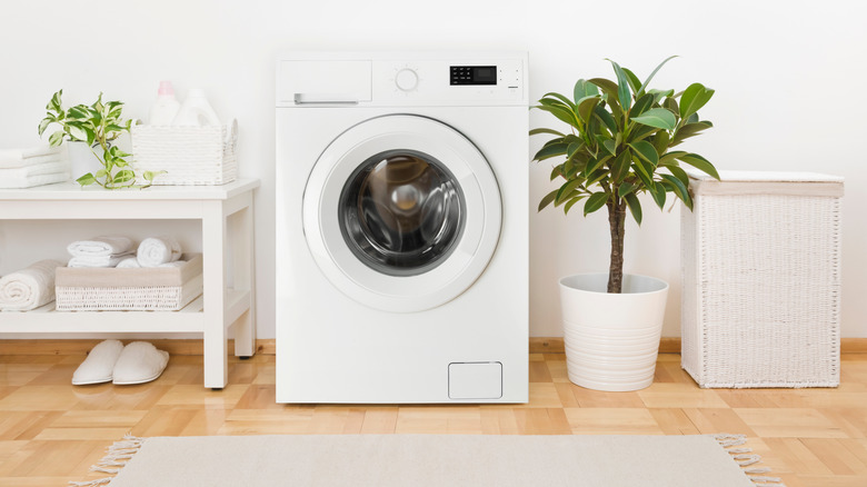 simple laundry rooom