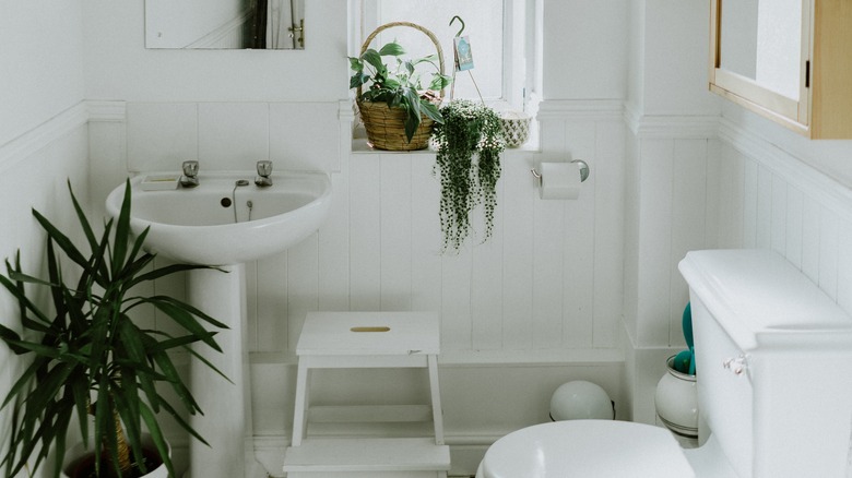 Chic tiny bathroom 