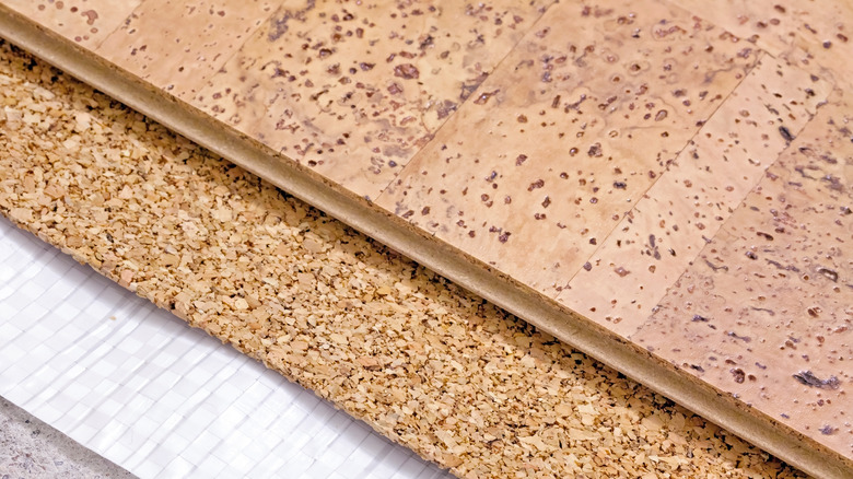 Cork flooring