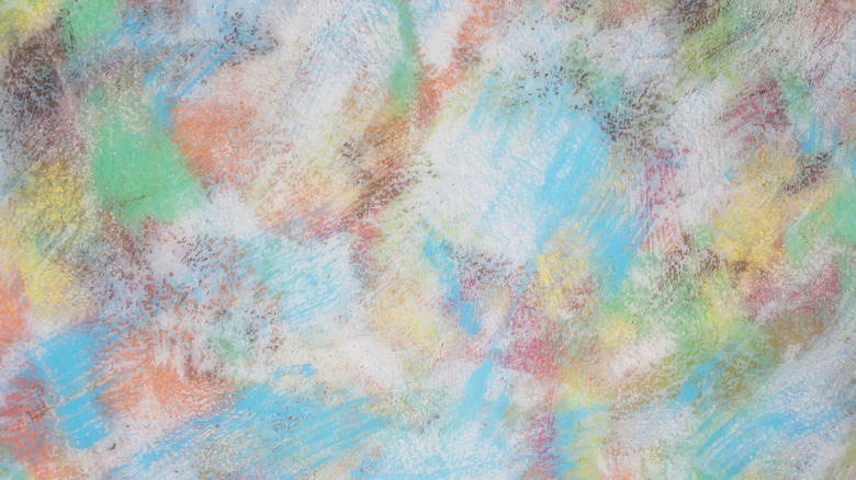 watercolor mural wall